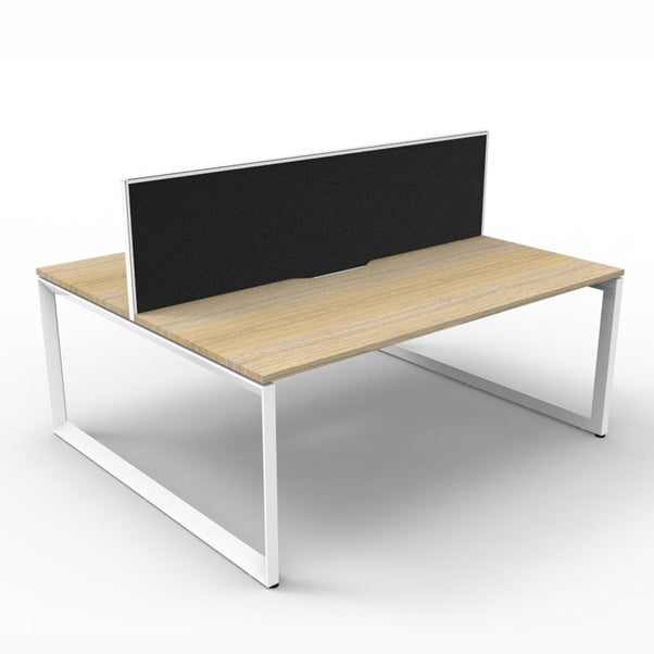 Deluxe Loop Back to Back Desks - 2 person
