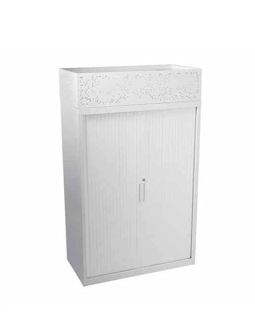 Perforated Planter Tambour Cabinet  900W